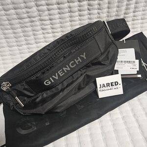 Givenchy Black Belt Bag Sleek Modern Design